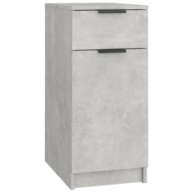 Berkfield Home Desk Cabinet Concrete Grey 33.5x50x75 cm Engineered Wood - image 1