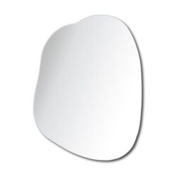 Home Garden Direct Nemi Frameless Pond Wall Mirror 80x60cm in Clear - Size: 80x60 cm - thumbnail 4