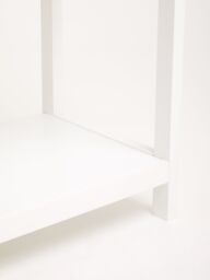 Orsina Rustic White Wood Console Table, Ample Space Hallway Table, Eaisly Maintained Console Table With Drawers - thumbnail 4