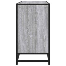 Berkfield Home Bathroom Sink Cabinet Grey Sonoma 65x33x60 cm Engineered Wood - Size: 65 x 33 x 60 cm - thumbnail 6
