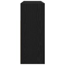 Berkfield Home Sideboard Black oak Engineered wood 116 x 30 x 75 cm - thumbnail 7