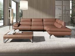 Angel Cerda Rectangular Walnut Coffee Table with Chrome-Plated in Brown - thumbnail 6