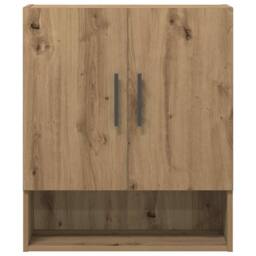 Berkfield Home Wall Cabinet Artisan oak 60x31x70 cm Engineered Wood in Brown - Size: 60 x 31 x 70 cm - thumbnail 4