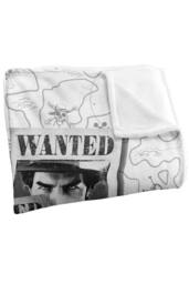 Netflix One Piece Monkey D.Luffy Wanted Poster Soft Throw Blanket 152 X 127 Cm - thumbnail 3