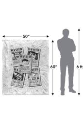 Netflix One Piece Monkey D.Luffy Wanted Poster Soft Throw Blanket 152 X 127 Cm - thumbnail 5