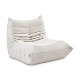 Bravich LTD Lounge Chair Cocoon Lazy Comfort Armchair Sofa Statement Cuddle Chair in White - thumbnail 4