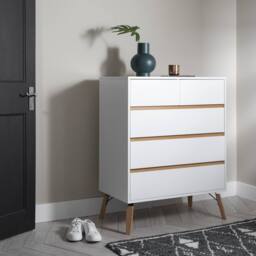 Nöa and Nani Otto Chest of Drawers 3+2 Drawer in White - thumbnail 1