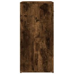Berkfield Home Sideboard Smoked Oak 79x38x80 cm Engineered Wood in Brown - Size: 79 x 38 x 80 cm - thumbnail 6