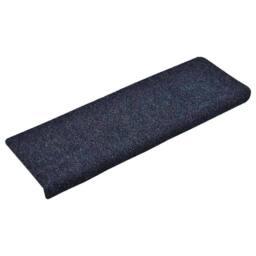 Berkfield Home Stair Mats 15 pcs Needle Punch 65x21x4 cm Blue - Size: Medium - thumbnail 3