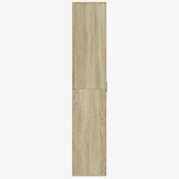Berkfield Home Highboard Sonoma Oak 80x35x180 cm Engineered Wood in Brown - Size: 80 x 35 x 180 cm - thumbnail 4