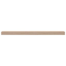 Berkfield Home Floating Shelves 2 pcs 80x23.5x4 cm Engineered Wood in Brown - thumbnail 3