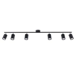 Sollux Lighting Modern Ceiling Lamp 20x135x24cm 6xLight in Black - Size: 20 x 135 x 24 cm - thumbnail 1