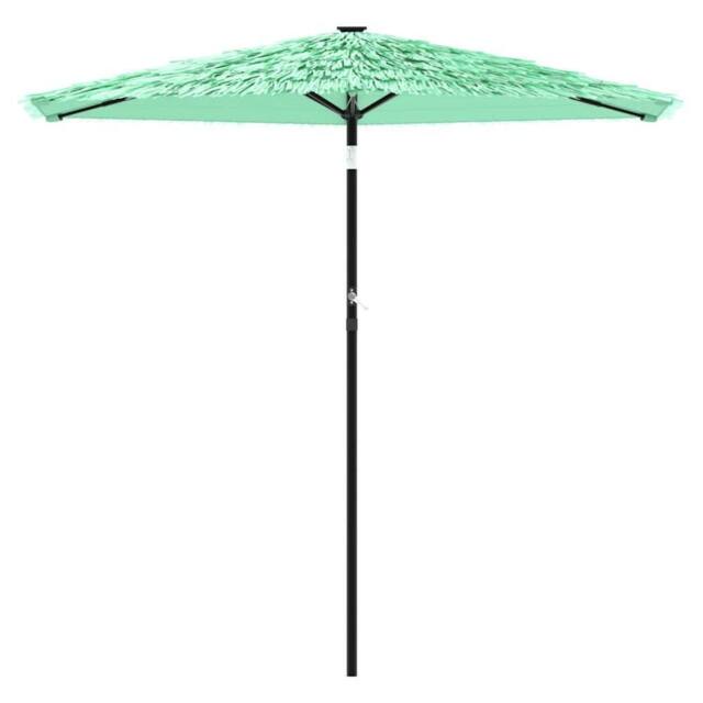 Berkfield Home Durable Garden Parasol with Steel Pole Green 268x268x226 cm - Size: 268 x 268 x 226 cm - image 1