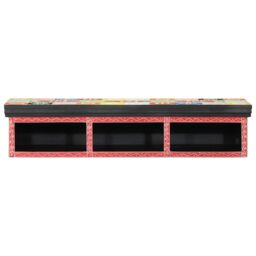 Berkfield Home TV Cabinet Wall Mounted Multicolour 100x30x22cm Engineered Wood - Size: 100 x 30 x 22 cm - thumbnail 2