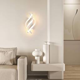 COMELY LED Wall Light, 22W Spiral Wall Lamps for Bedroom, Warm White 3000K - thumbnail 5
