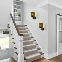 Garwarm 1 - Light Boho Farmhouse Wooden Armed Sconce (Set of 2) in Green - thumbnail 7