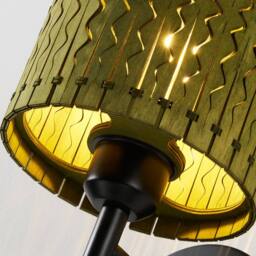 Garwarm 1 - Light Boho Farmhouse Wooden Armed Sconce (Set of 2) in Green - thumbnail 5