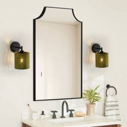 Garwarm 1 - Light Boho Farmhouse Wooden Armed Sconce (Set of 2) in Green - thumbnail 9