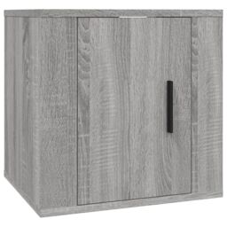 Berkfield Home 3 Piece TV Cabinet Set Grey Sonoma Engineered Wood - thumbnail 6