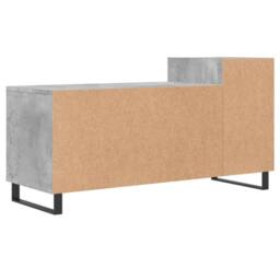 Berkfield Home TV Cabinet Concrete Grey 100x35x55 cm Engineered Wood - Size: 100 x 35 x 55 cm - thumbnail 8
