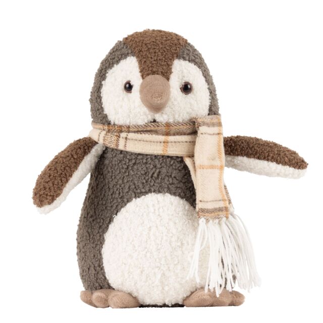Paoletti Boucle Penguin Novelty Door Stop in Grey - image 1