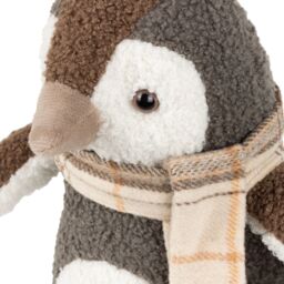 Paoletti Boucle Penguin Novelty Door Stop in Grey - thumbnail 3