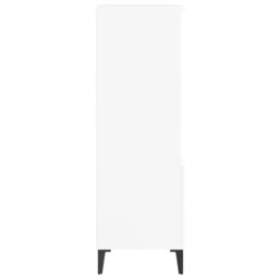Berkfield Home Highboard White 40x36x110 cm Engineered Wood - Size: 40 x 36 x 110 cm - thumbnail 5