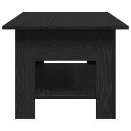 Berkfield Home Coffee Table in Black Oak, 102x55x42 cm, Made from Engineered Wood - Size: 102 x 55 x 42 cm - thumbnail 7