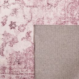 OHS Vintage Print Washable Rug Non Slip Floor Carpet Mat Runners in Pink - Size: 80 cm x 150 cm - thumbnail 5