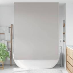 Berkfield Home Shower Roller Blind 160x240 cm Fabric Width 156 cm in Grey - thumbnail 1