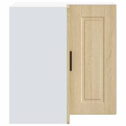 "Berkfield Home Kitchen Wall Corner Cabinet ""Porto"" Sonoma Oak Engineered Wood in Light Tan" - thumbnail 6