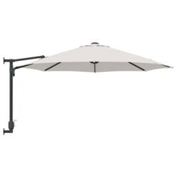 Berkfield Home Modern Cantilever Umbrella Sand Polyester, Aluminium Large Collapsible in Beige - thumbnail 5