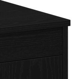 Berkfield Home Desk Black Oak 100x50x76 cm Engineered wood - Size: 100 x 50 x 76 cm - thumbnail 9
