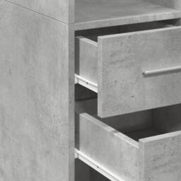 Berkfield Home Highboard Concrete Grey 30x42.5x185 cm Engineered Wood - thumbnail 7
