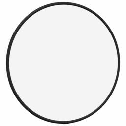 Berkfield Home Wall Mirror Black √ò 30 cm Round - thumbnail 3