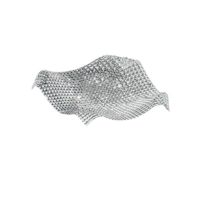 Netlighting RUMBA Ceiling Light Transparent Crystal 72x16x72cm in Clear - Size: 72 x 16 x 72 cm