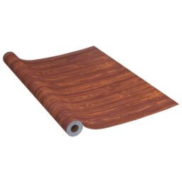 Berkfield Home Self-adhesive Furniture Film Acacia 500x90 cm PVC in Brown - thumbnail 2