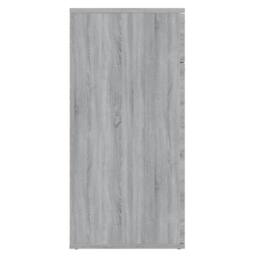 Berkfield Home Sideboard Grey Sonoma 80x36x75 cm Engineered Wood - Size: 80 x 36 x 75 cm - thumbnail 4