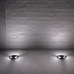 Netlighting Cecilia LED 1 Light Large Outdoor Recessed Light Black IP67 - thumbnail 2
