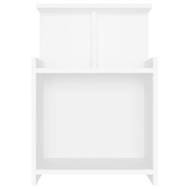 Berkfield Home Durable Bed Cabinet White 40x35x60 cm Engineered Wood - Size: 40 x 35 x 60 cm - image 1