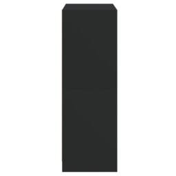 Berkfield Home Highboard with Doors Black 68x37x109 cm Engineered Wood - Size: 68 x 37 x 109 cm - thumbnail 8
