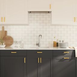 Berkfield Home Cabinet Handles 20 pcs Gold 96 mm Stainless Steel - thumbnail 3