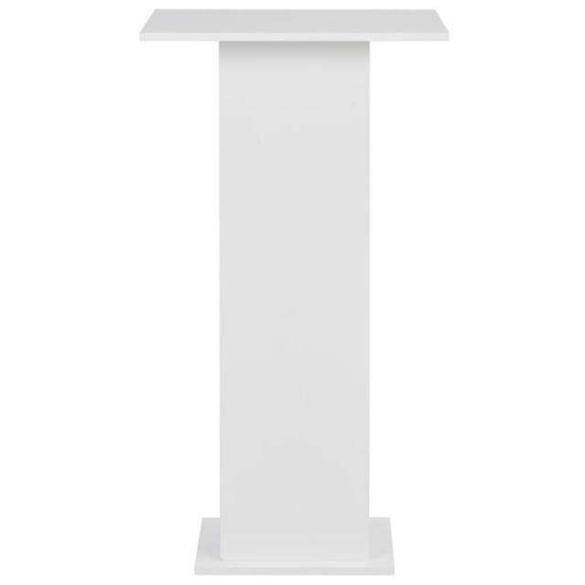 Berkfield Home Durable Bar Table White 60x60x110 cm - Size: 60 x 60 x 110 cm - image 1
