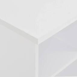 Berkfield Home Durable Bar Table White 60x60x110 cm - Size: 60 x 60 x 110 cm - thumbnail 4