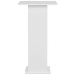 Berkfield Home Durable Bar Table White 60x60x110 cm - Size: 60 x 60 x 110 cm - thumbnail 1
