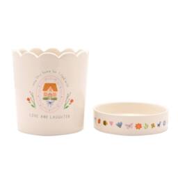Love Life Sentiment Gift Plant Pot - Home - Size: Small - thumbnail 3