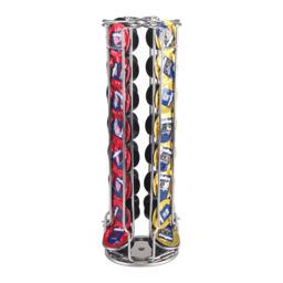 Neo Lavazza Mio Revolving 32 Coffee Capsule Pod Holder in Silver - thumbnail 3