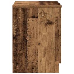 Berkfield Home Bedside Cabinet with 2 Drawers Old Wood 40x36x50 cm in Grey - Size: 40 x 36 x 50 cm - thumbnail 7