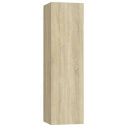 Berkfield Home 7 Piece TV Cabinet Set Sonoma Oak Engineered Wood in Light Oak - thumbnail 6
