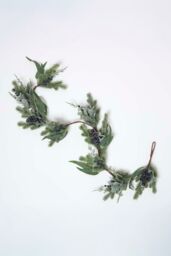Homescapes Artificial Blueberry Garland, 150 cm in Green